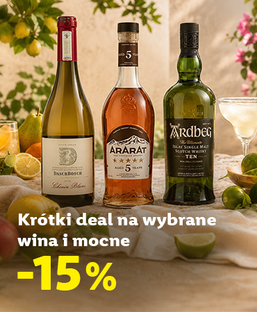 Limitowana selekcja mocnych i win -15% tylko 3 dni