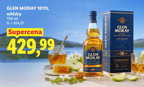 Glen Moray 18 yo w supercenie!