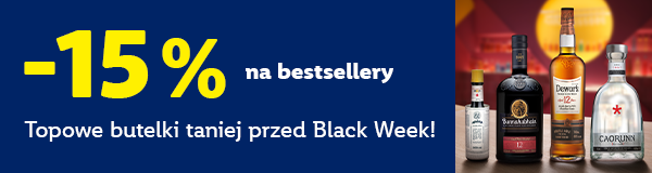 - 15% na bestsellery, topowe butelki taniej przed Black Week
