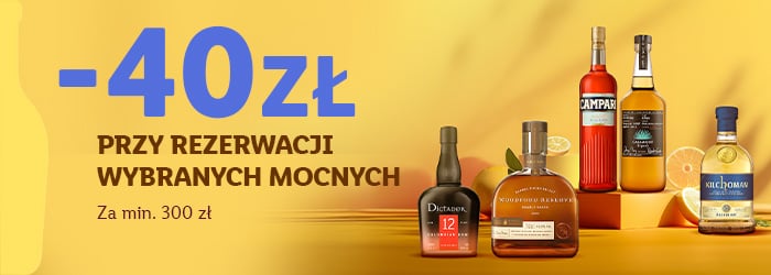 Wybrane mocne -40 zł przy rezerwacji za min. 300 zl
